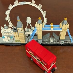 LEGO architecture London (21034) and Double decker bus (40220) combo